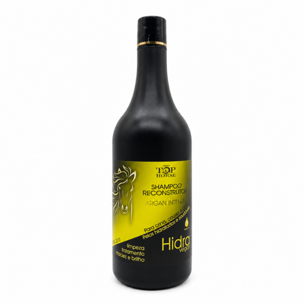 Shampoo Reconstrutor para Cavalos Argan Intense Top Horse 1L