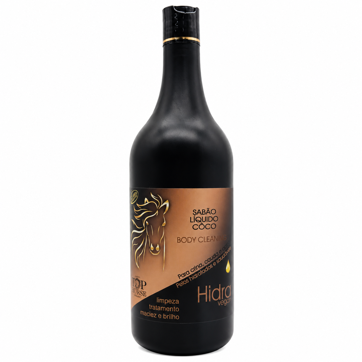 Sabão Líquido de Coco Top Horse Body Cleaning Hidra Vegan 1L