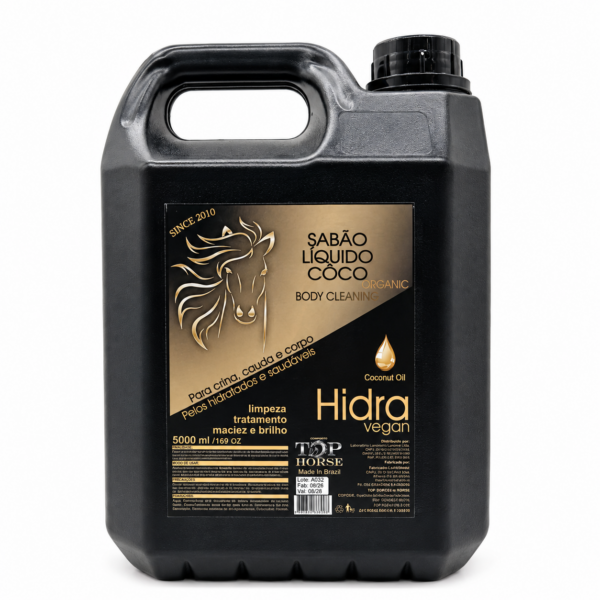 Sabão Líquido de Coco Organic Top Horse 5L – Hidra Vegan