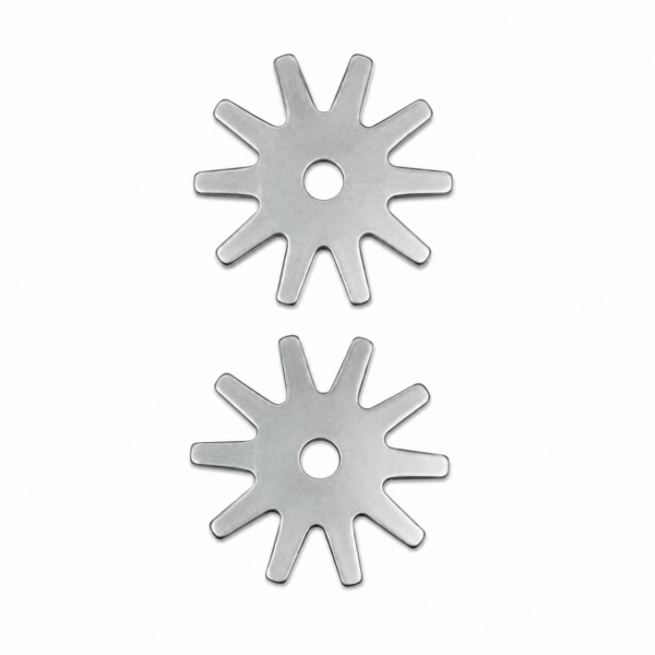 Roseta Vinagre 3071 para Espora Western 10 Pontas em Inox