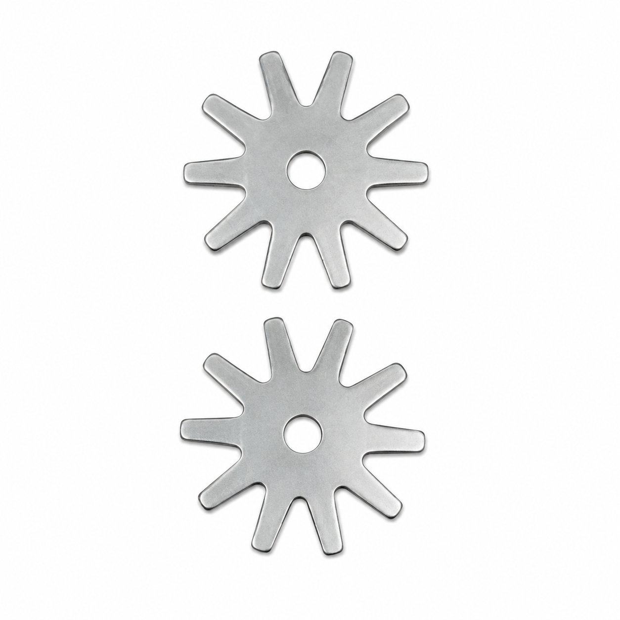 Roseta Vinagre 3071 para Espora Western 10 Pontas em Inox
