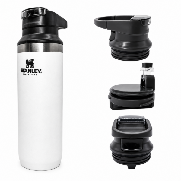 Garrafa Térmica Stanley Switchback Stainless Steel Black 473 ml