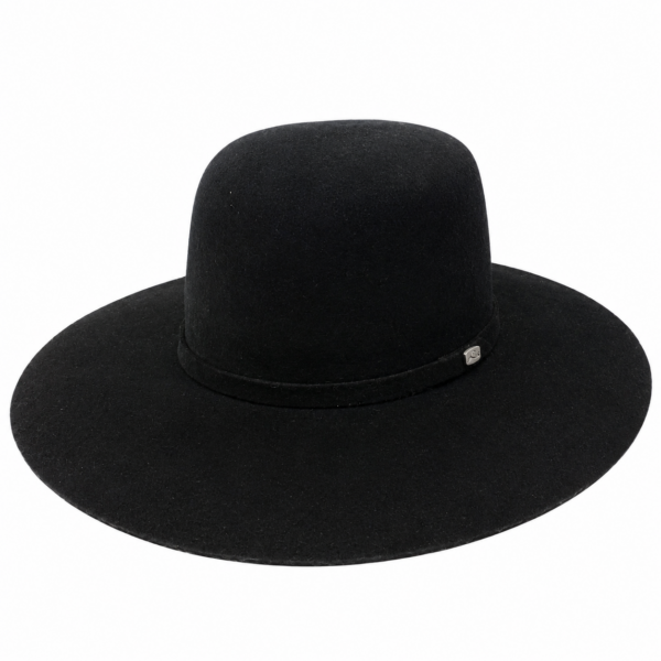 Chapéu Lagomarsino Laguito 100% Pelo de Lebre - Preto