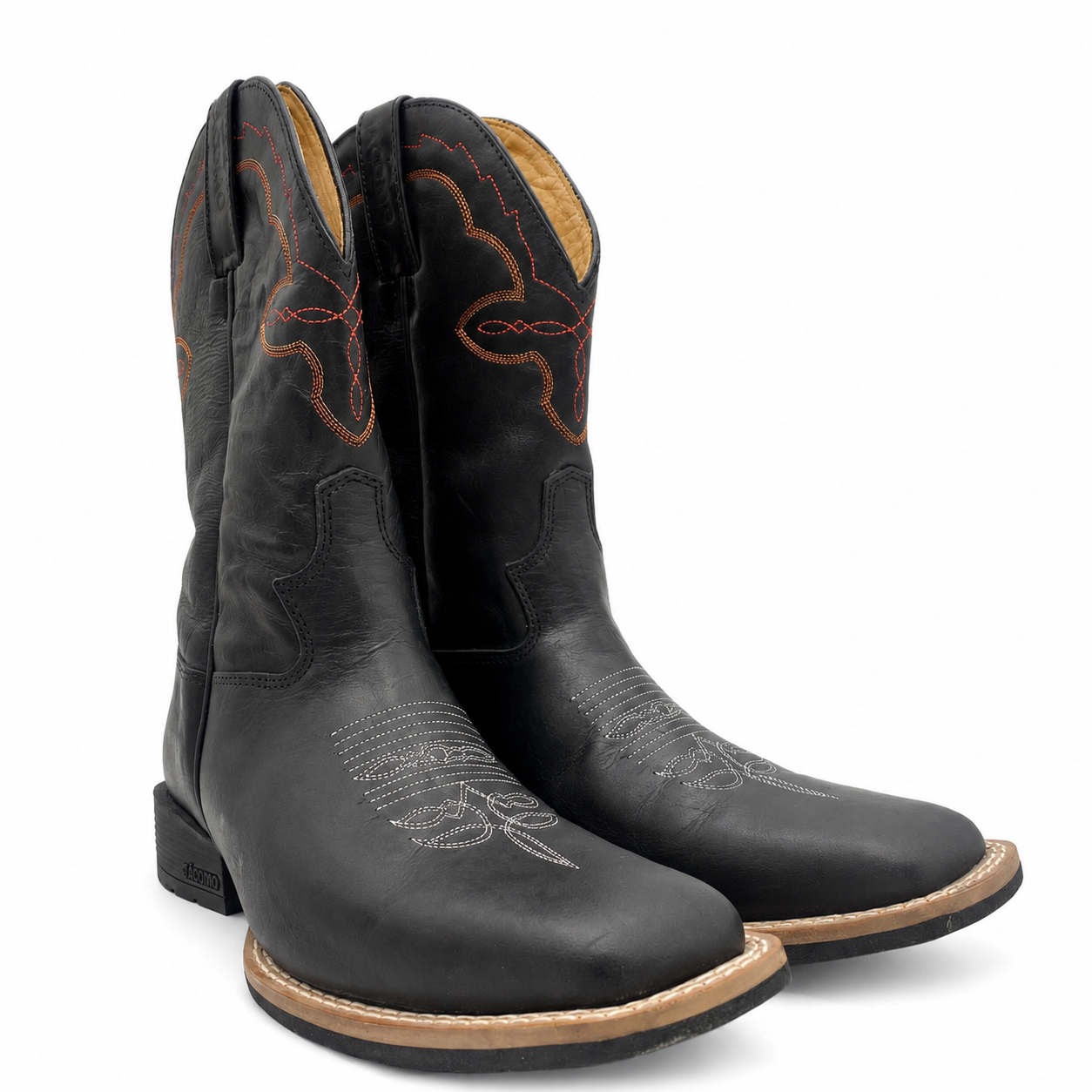 Bota Texana Masculina Jácomo 2851/UM Fóssil Oil Preto