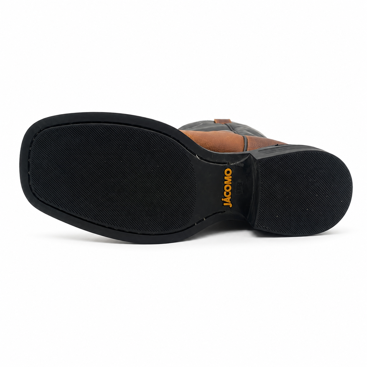 Bota Texana Masculina Jácomo 2981/MQV Relax Oil Café e Fóssil Oil Preto - Imagem 5