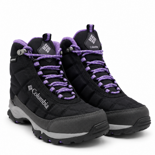 Bota Feminina Columbia Firecamp™ Boot Waterproof BL1766-010 – Black/Plum Purple