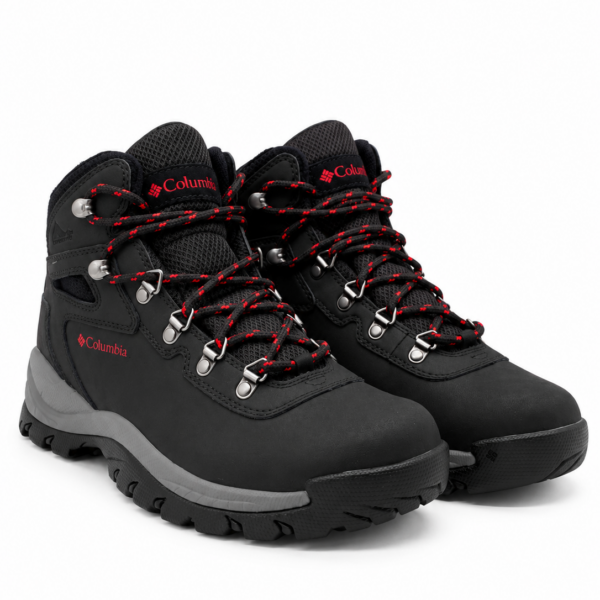 Bota Feminina Columbia Newton Ridge™ Plus BL3783-010 – Black/Poppy Red