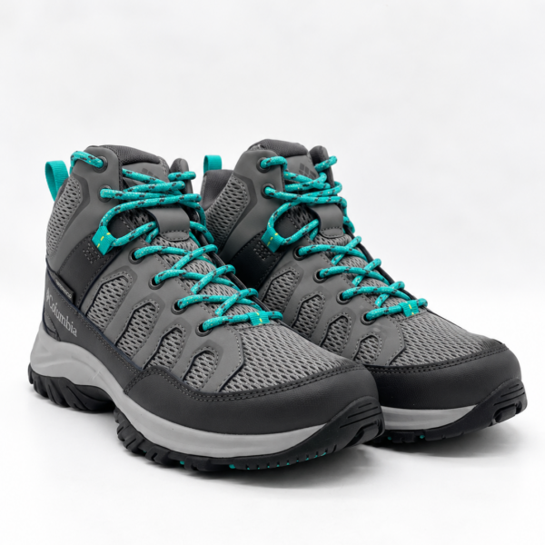 Bota Feminina Columbia Granite Trail™ Mid WP BL6632-033 – Ti Grey Steel/Bright Aqua
