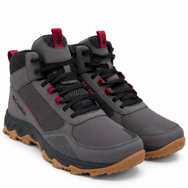 Bota Masculina Columbia Flow™ Centre BM0163-089 – Dark Grey/Red Jasper