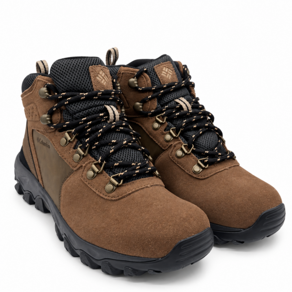 Bota Masculina Columbia Newton Ridge™ Plus II Suede Waterproof BM2812-204 – Dark Brown/Dark Grey