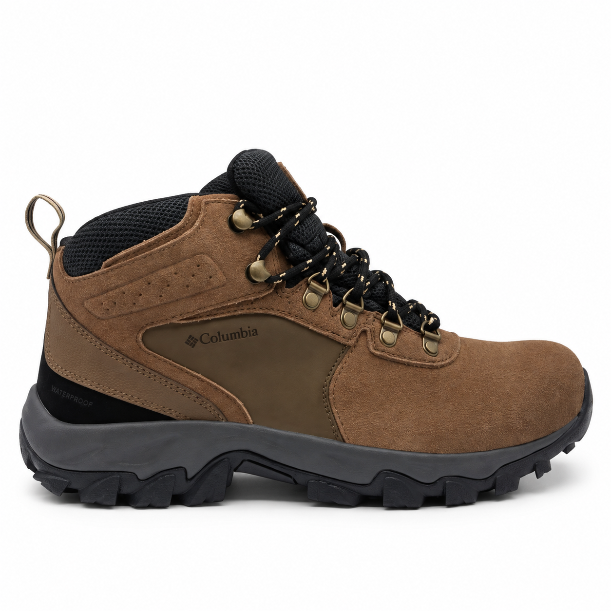 Bota Masculina Columbia Newton Ridge™ Plus II Suede Waterproof BM2812-204 – Dark Brown/Dark Grey - Imagem 5