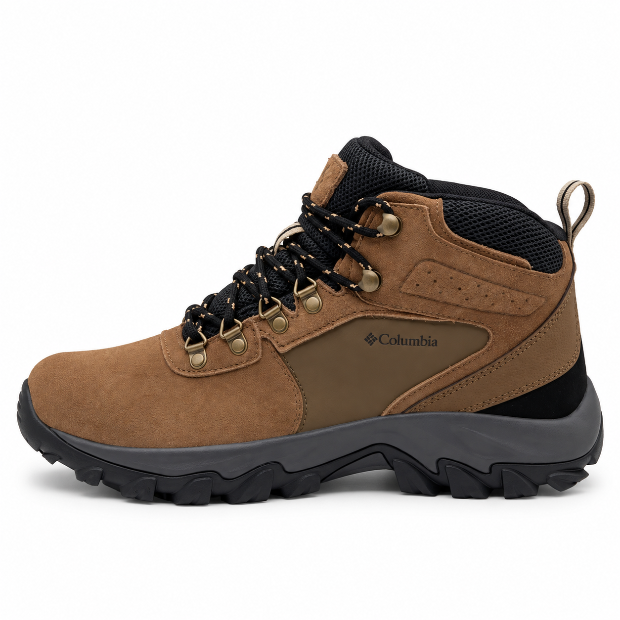 Bota Masculina Columbia Newton Ridge™ Plus II Suede Waterproof BM2812-204 – Dark Brown/Dark Grey - Imagem 3