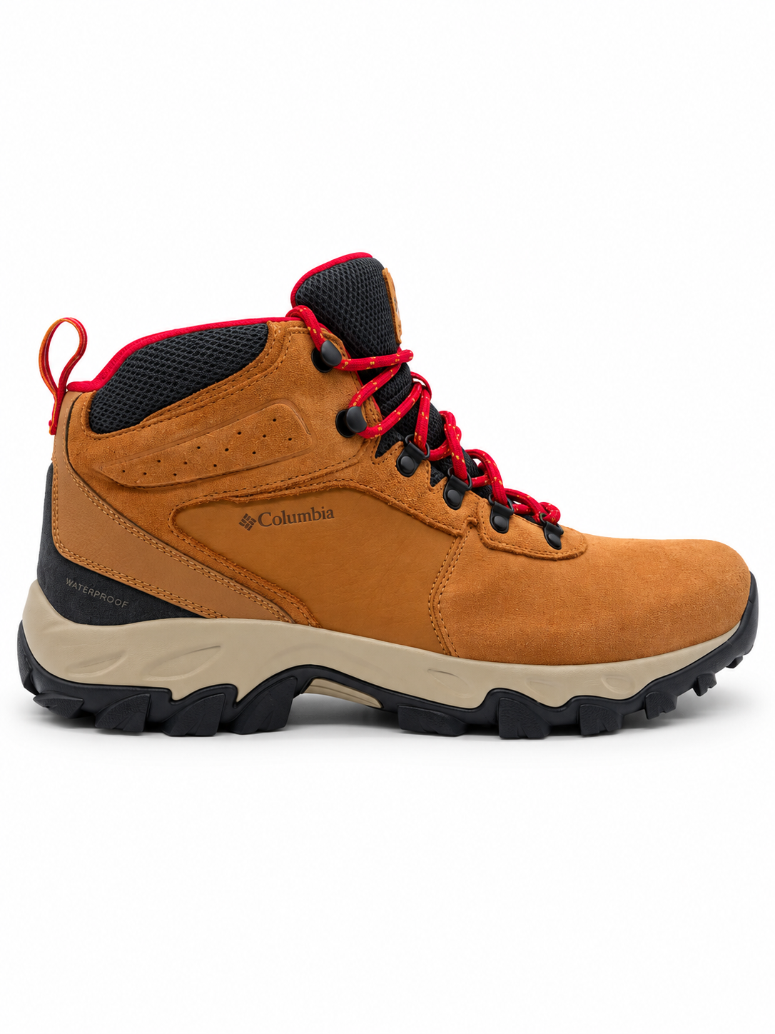 Bota Masculina Columbia Newton Ridge™ Plus II Suede Waterproof BM2812-286 – Elk/Mountain Red - Imagem 3