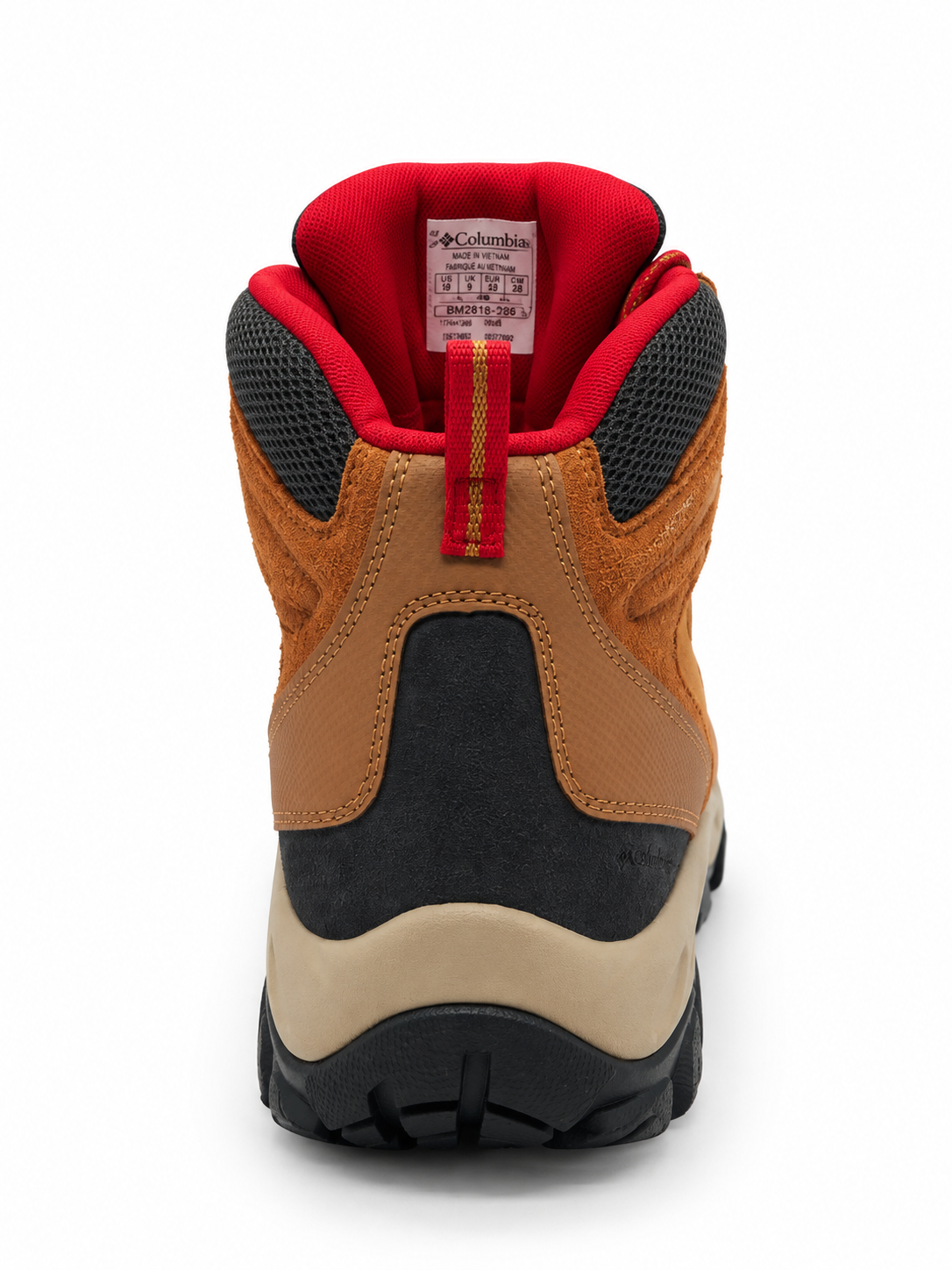 Bota Masculina Columbia Newton Ridge™ Plus II Suede Waterproof BM2812-286 – Elk/Mountain Red - Imagem 4