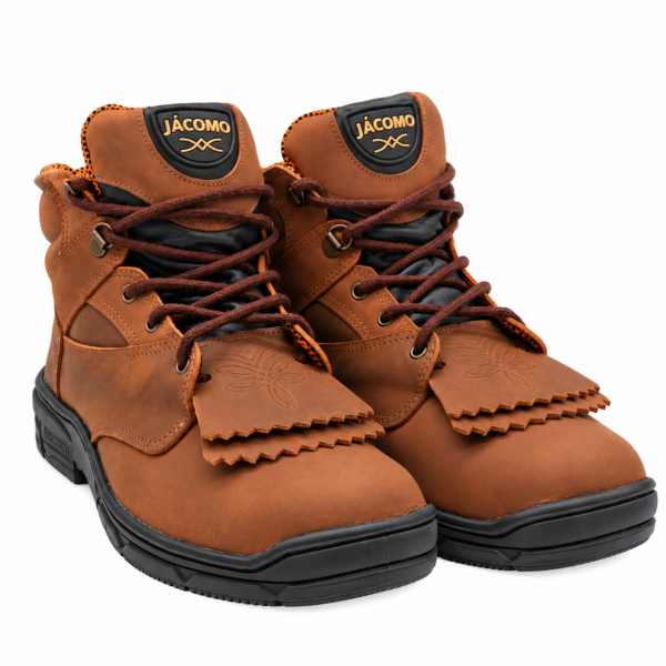 Tênis Country Masculino Jácomo T004/UT Crazy Amêndoa