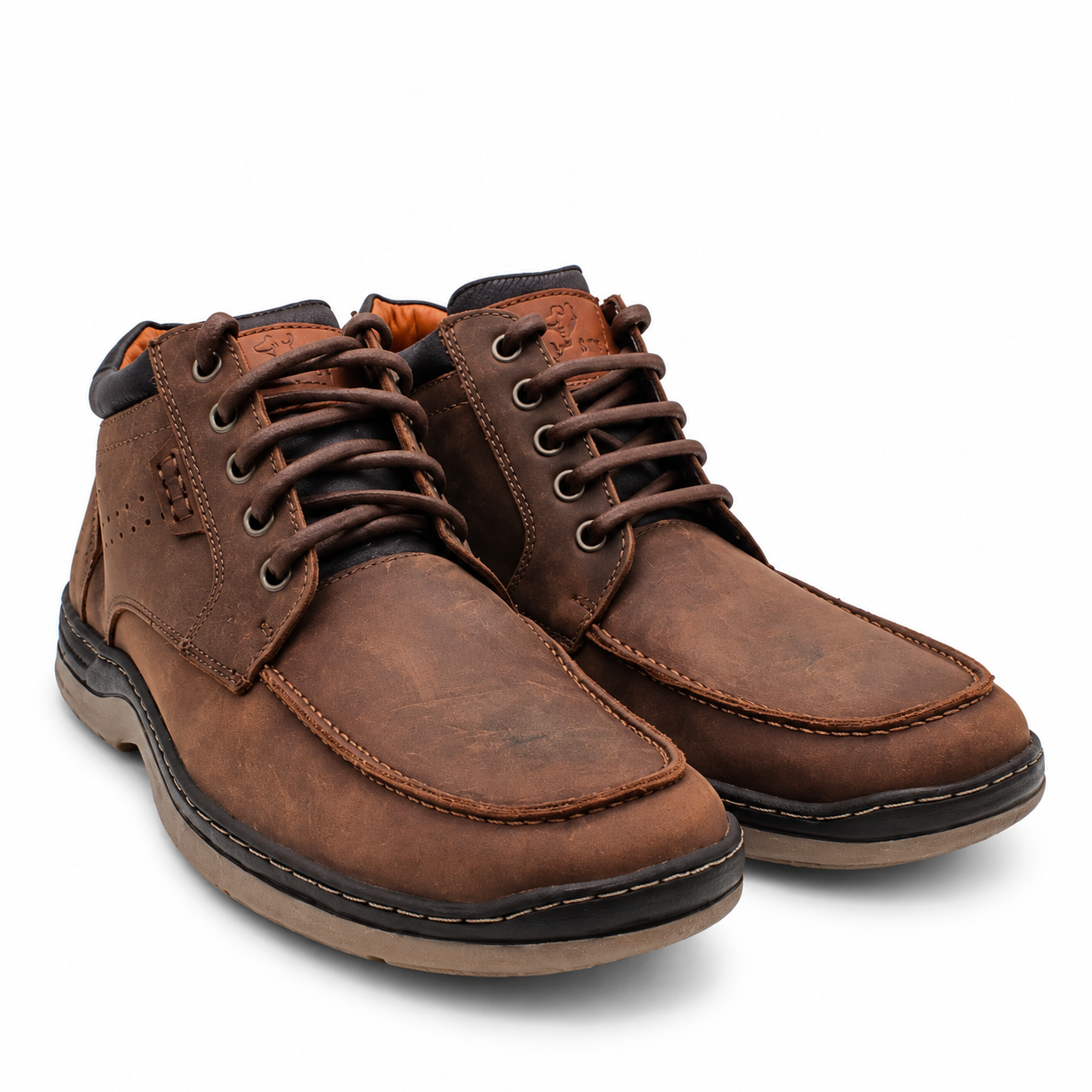 Bota Casual Masculina Anatomic Gel 1070 Brown/Café