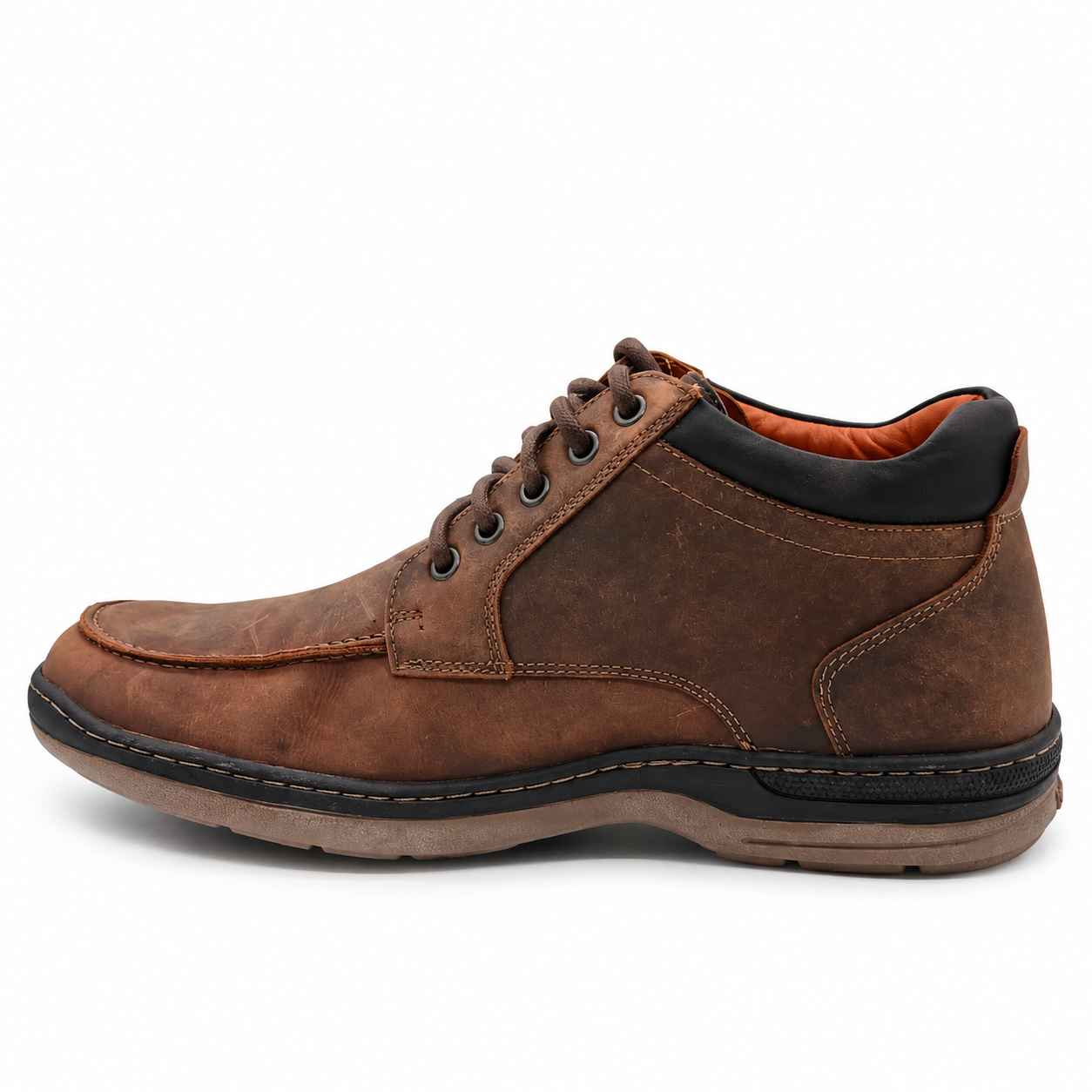 Bota Casual Masculina Anatomic Gel 1070 Brown/Café - Imagem 3
