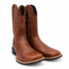 Bota Texana Feminina Jácomo 60201/UF em Couro Fossil Buf Saar