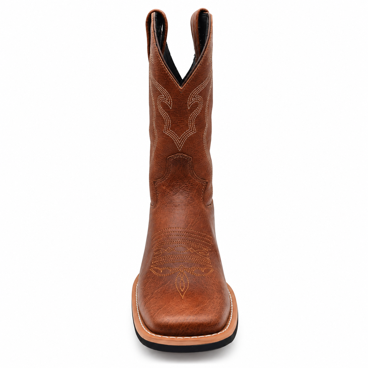 Bota Texana Feminina Jácomo 60201/UF em Couro Fossil Buf Saar - Imagem 6