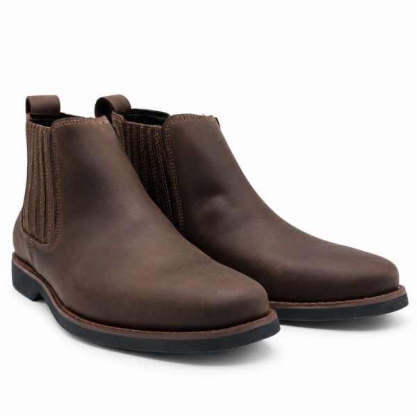 Botina Masculina Anatomic Gel Authentic 5606 Mustang Brown