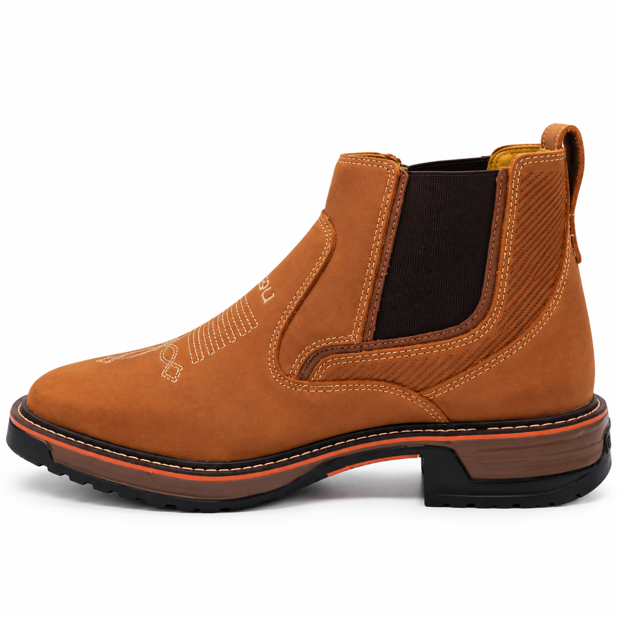 Botina Masculina Zebu 93110 - Conhaque - Imagem 3