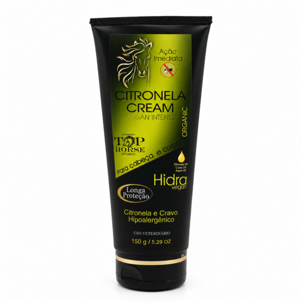 Creme Repelente de Citronela para Cavalos Top Horse 150g